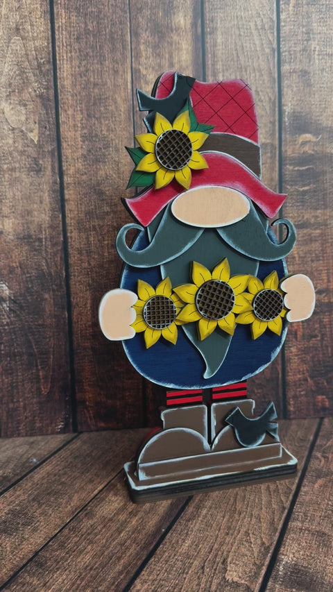 Fall Sunflower Gnome