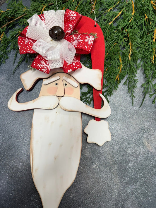 Primitive Santa Door Hanger - Nifty Decor & More