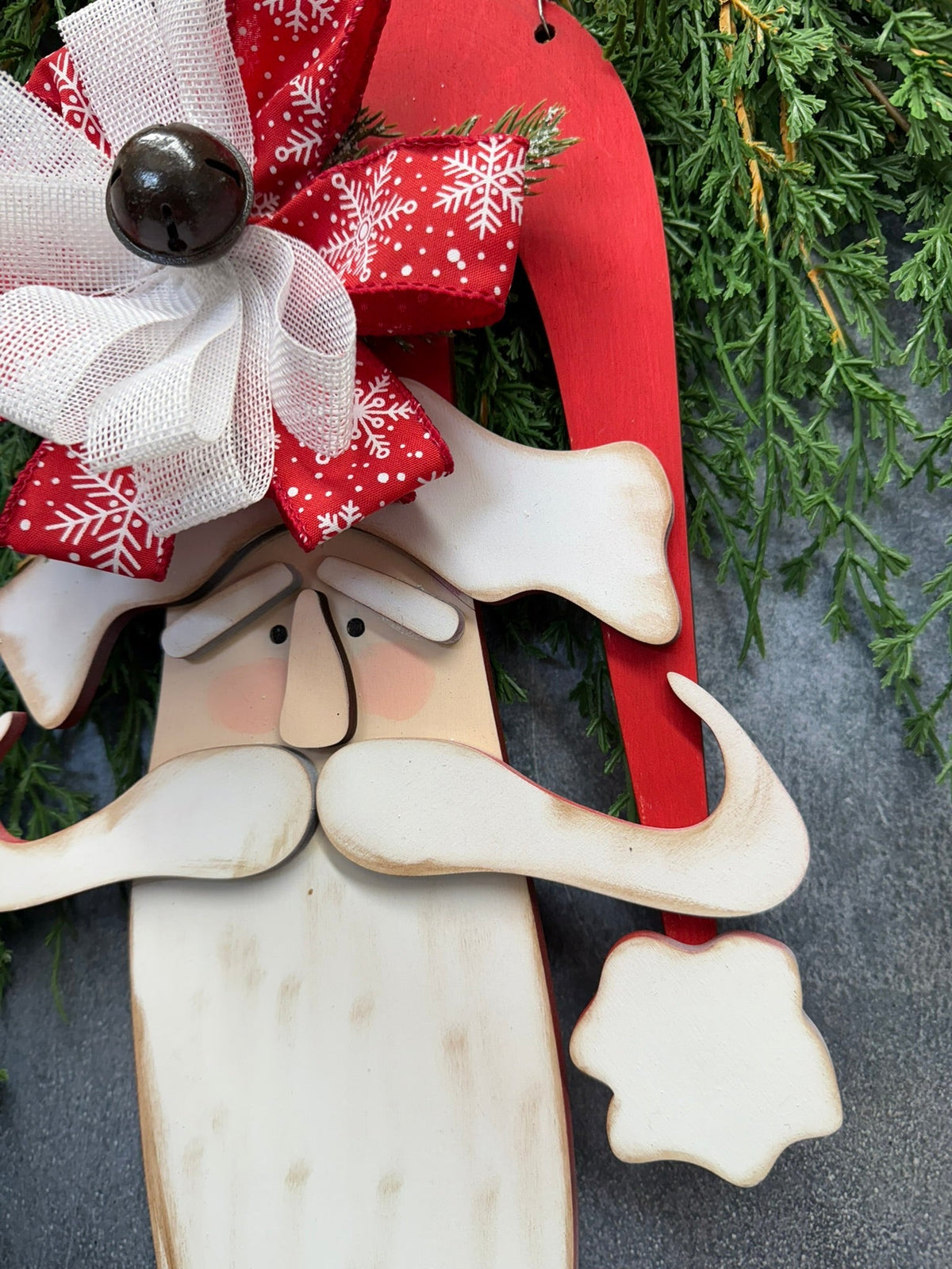 Primitive Santa Door Hanger - Nifty Decor & More