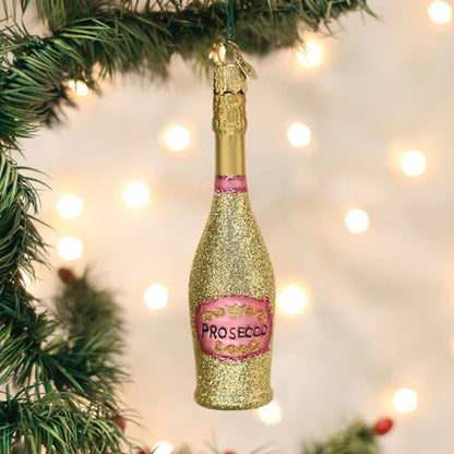 Prosecco Bottle Ornament - Nifty Decor & More