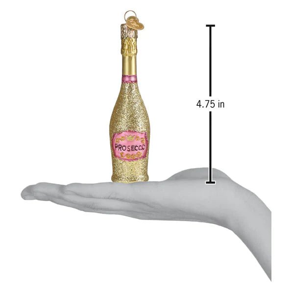 Prosecco Bottle Ornament - Nifty Decor & More