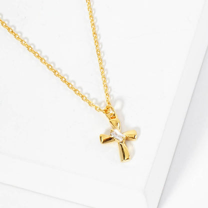 Psalm 118:22 Cross Pendant Necklace - Nifty Decor & More
