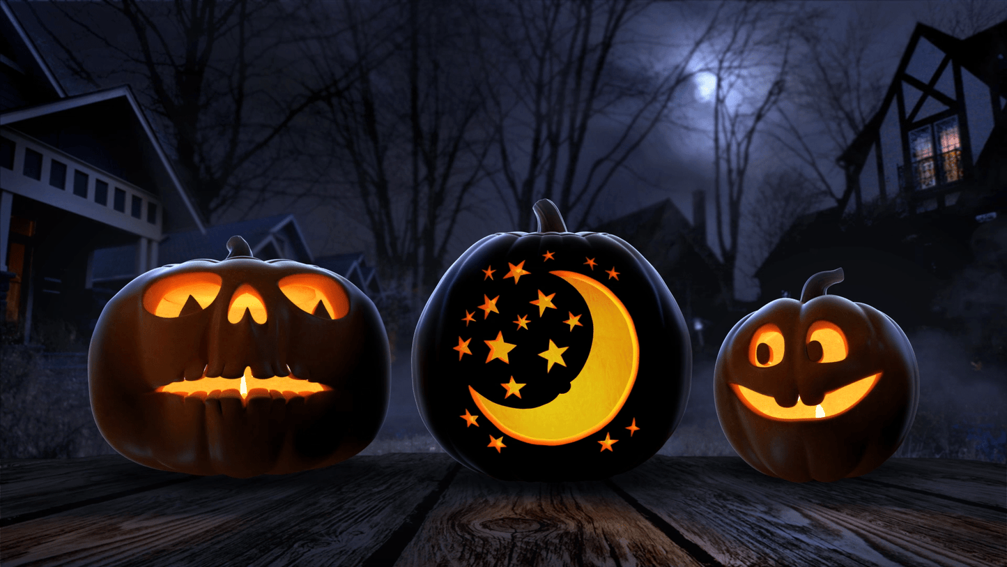 Pumpkins at Play Scene