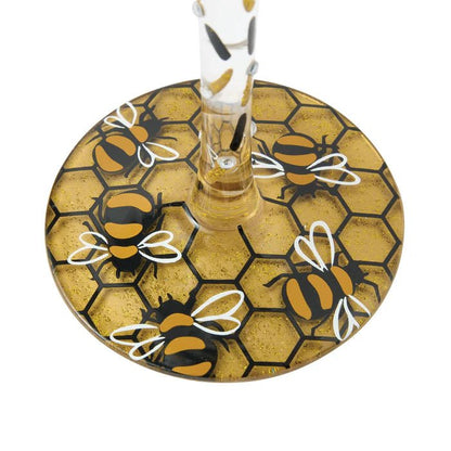 Queen Bee Wine Glass - Nifty Decor & More