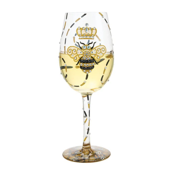 Queen Bee Wine Glass - Nifty Decor & More