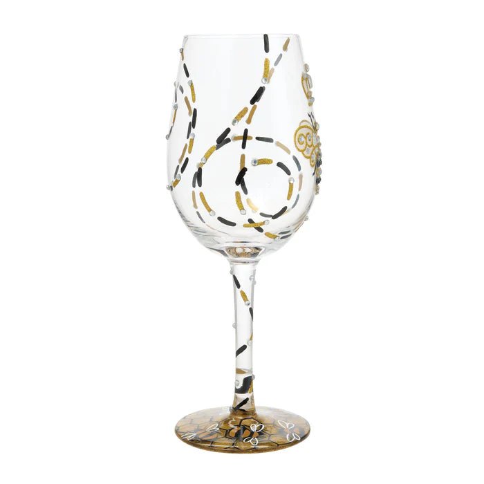 Queen Bee Wine Glass - Nifty Decor & More