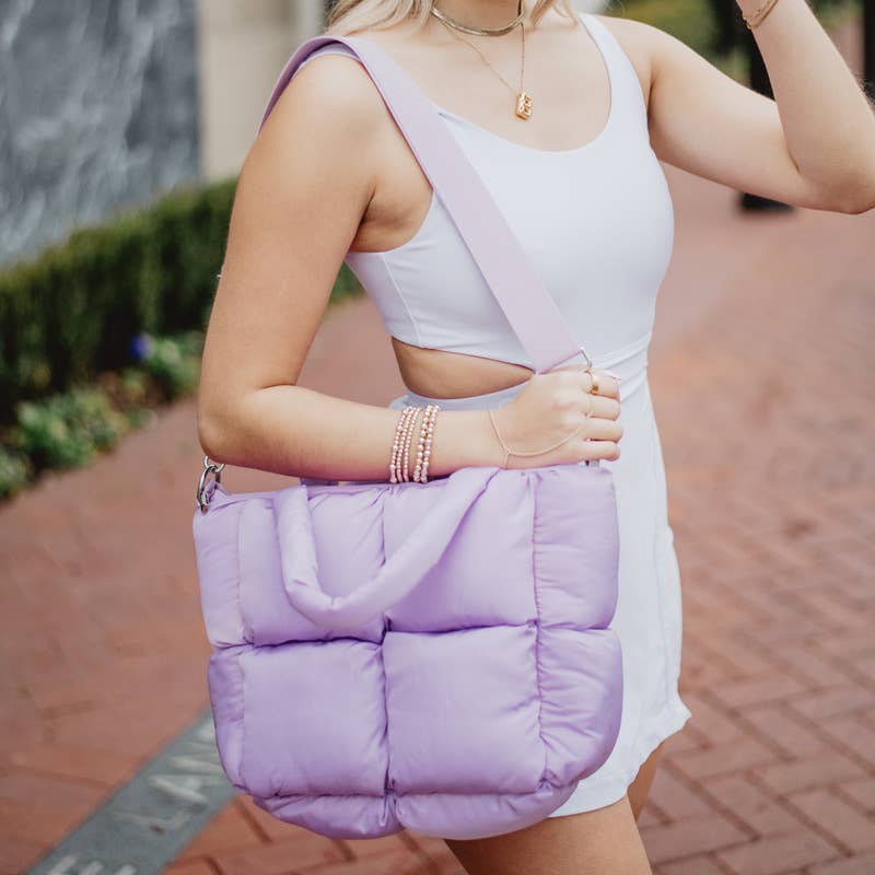Quilted Mini Puffer Bag, Trendy Puff - Stitched Small Purse, Perfect Gift for Women on the Go - Nifty Decor & More