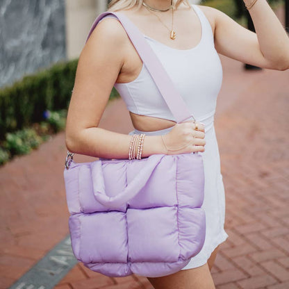 Quilted Mini Puffer Bag, Trendy Puff - Stitched Small Purse, Perfect Gift for Women on the Go - Nifty Decor & More