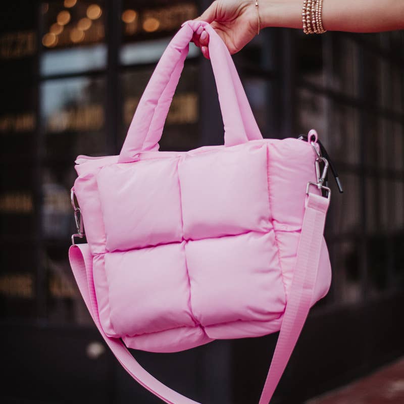 Quilted Mini Puffer Bag, Trendy Puff - Stitched Small Purse, Perfect Gift for Women on the Go - Nifty Decor & More