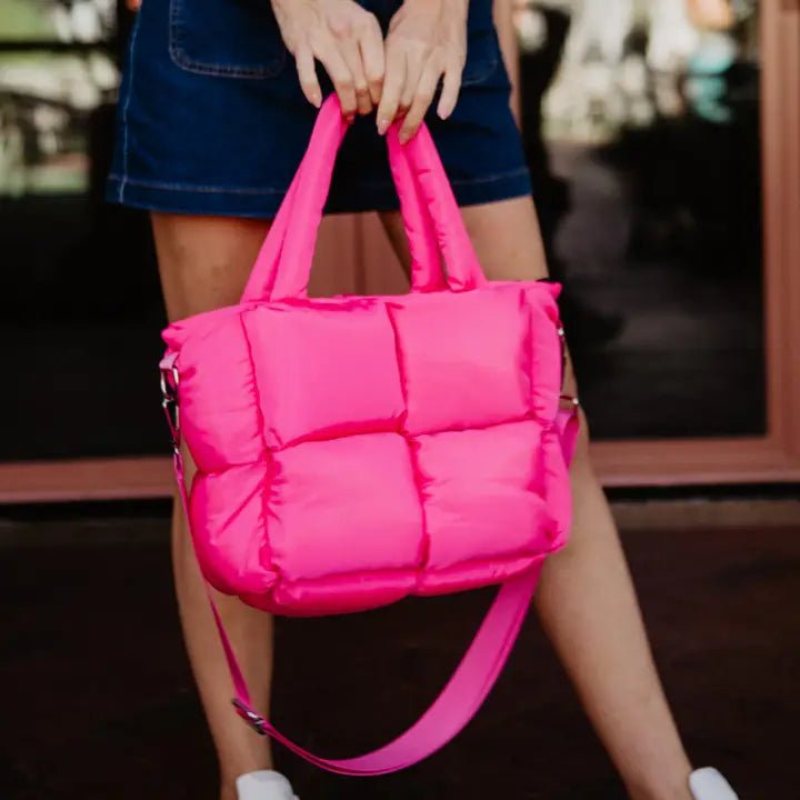 Quilted Mini Puffer Bag, Trendy Puff - Stitched Small Purse, Perfect Gift for Women on the Go - Nifty Decor & More