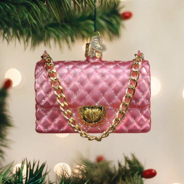 Quilted Purse Ornament - Nifty Decor & More