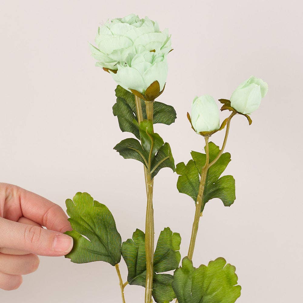 Ranunculus Flower Stems - Gorgeous 22" Tall Artificial Spring Flowers for Home Decor & Events, Realistic Blooming Stems - Nifty Decor & More