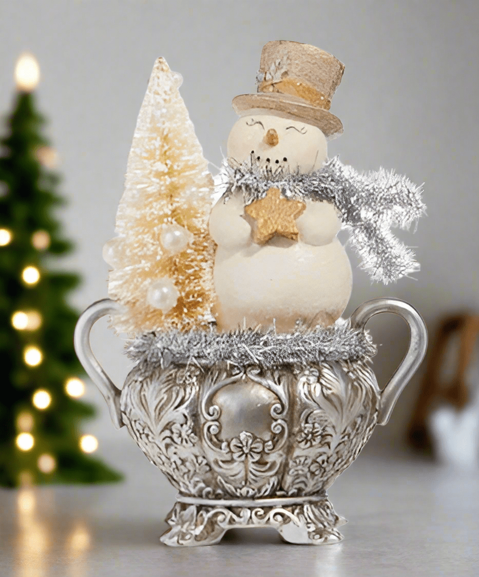 RAZ - 6.25" Snowman Accent Piece - Nifty Decor & More