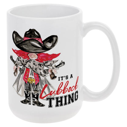 Red Raider Collegiate Ceramic Mug 14 Oz. - Nifty Decor & More