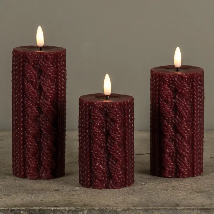 Red Sweater 3D Flame Candle - Nifty Decor & More