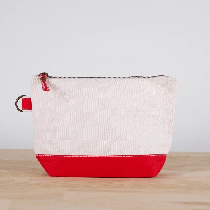 Red White & Moo Zip Top Pouch - Nifty Decor & More