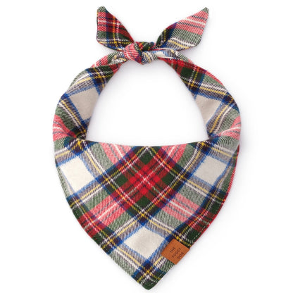 Regent Plaid Flannel Holiday Dog Bandana - Nifty Decor & More