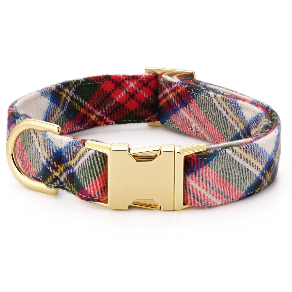Regent Plaid Flannel Holiday Dog Collar - Nifty Decor & More