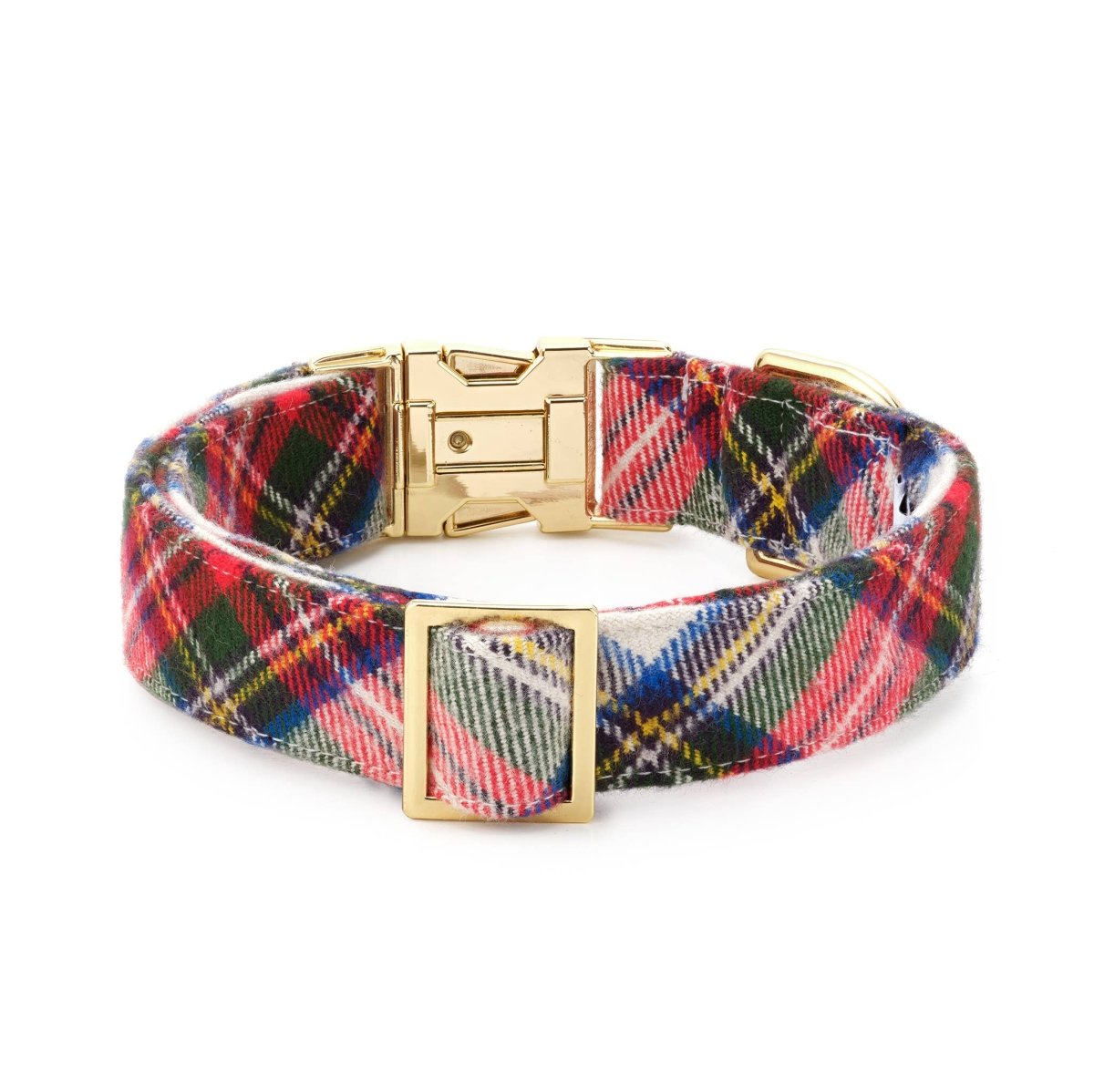 Regent Plaid Flannel Holiday Dog Collar - Nifty Decor & More