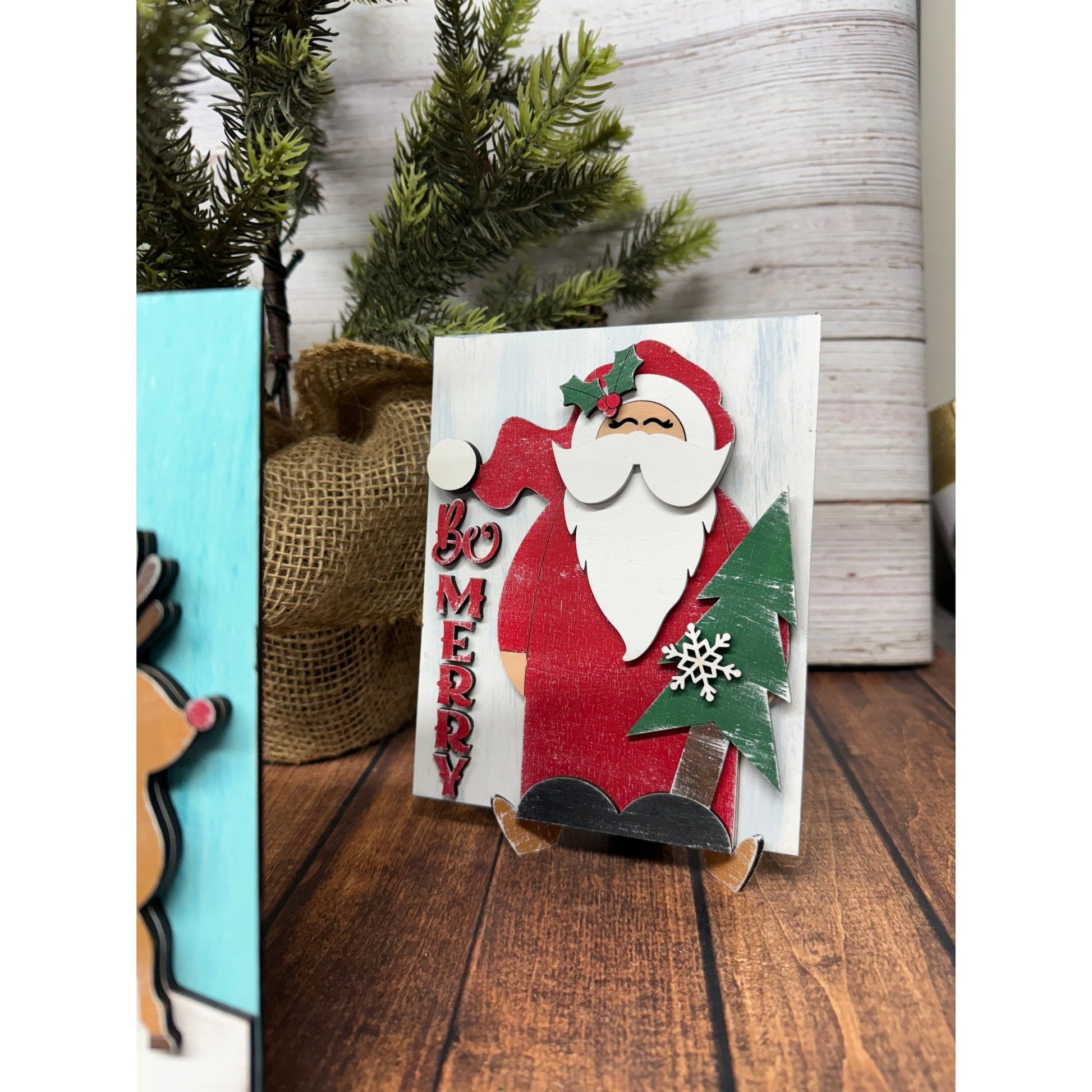 Reindeer Trio Sign - Set