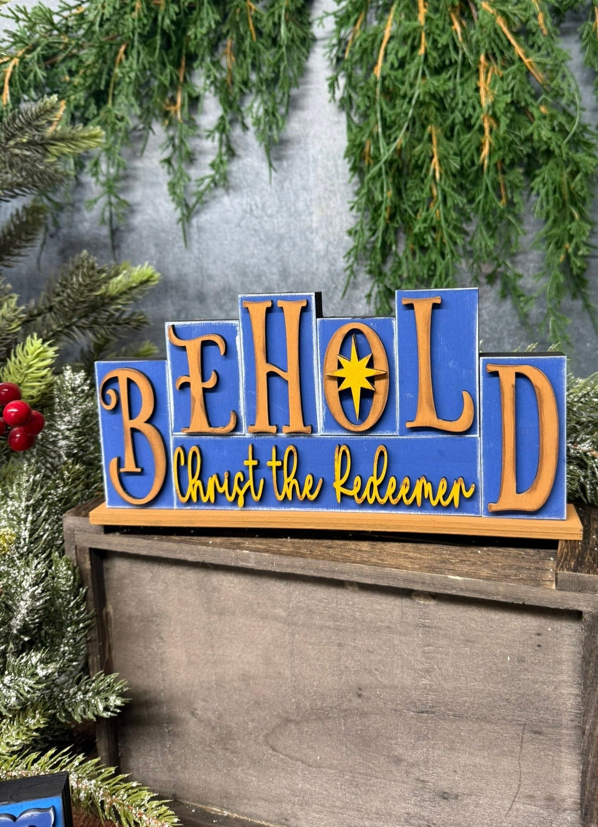 Religious Word Block - Nifty Decor & More