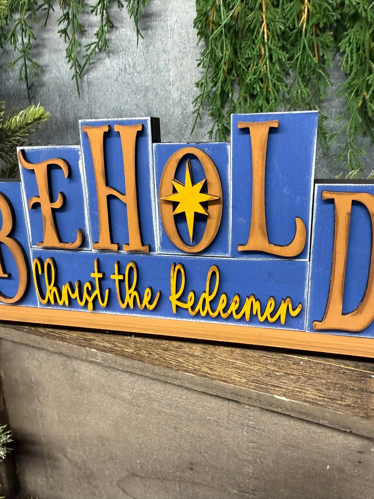 Religious Word Block - Nifty Decor & More