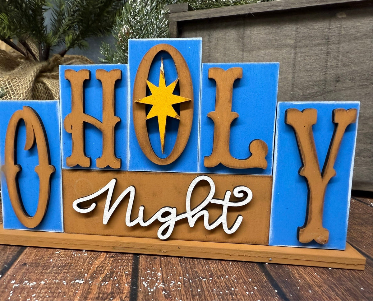 Religious Word Block - Nifty Decor & More