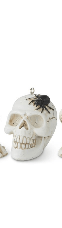 Resin Halloween Ornaments (Skull Witch 2 Ghost) - Nifty Decor & More