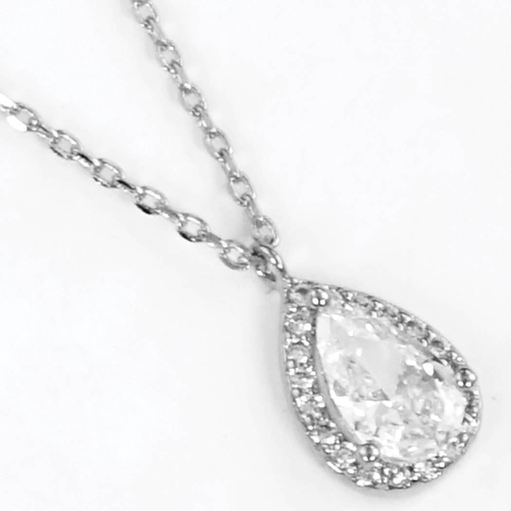 Rhinestone Bridesmaid Necklace Gold - Dipped - Nifty Decor & More