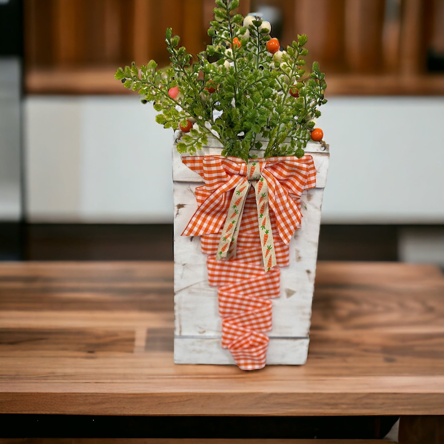 Ribbon Carrot Wall Decor Easter Wall Decor