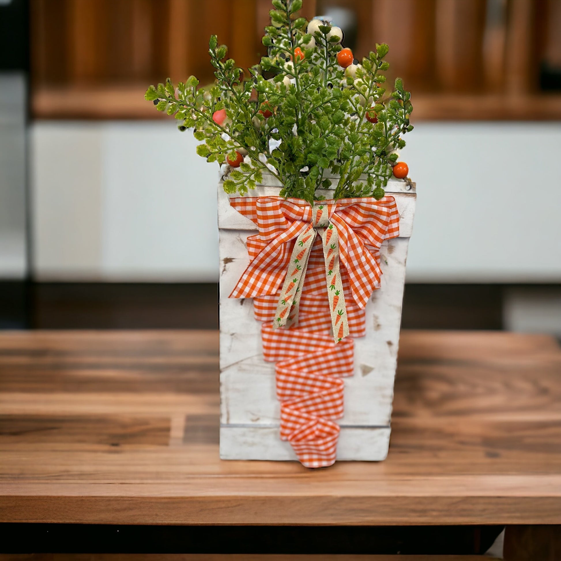 Ribbon Carrot Wall Decor Easter Wall Decor