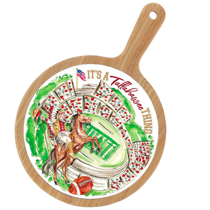 Riding Sentinel Stadium Collegiate Cheese Board - Nifty Decor & More