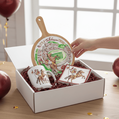 Riding Sentinel Stadium Collegiate Cheese Board - Nifty Decor & More