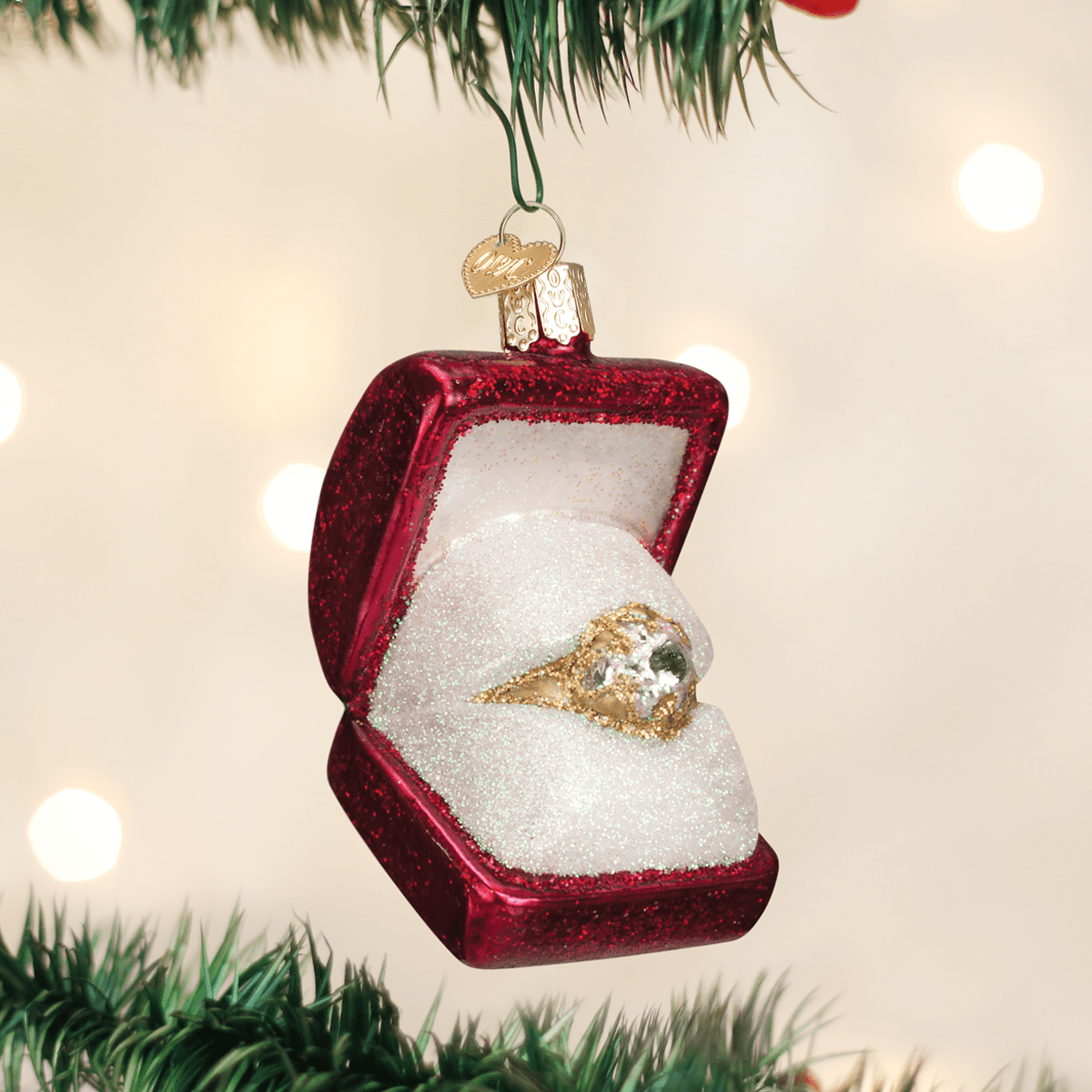 Ring In Box Ornament - Nifty Decor & More