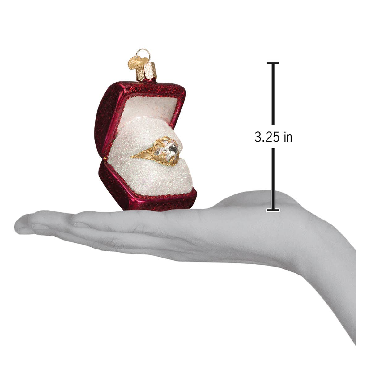 Ring In Box Ornament - Nifty Decor & More
