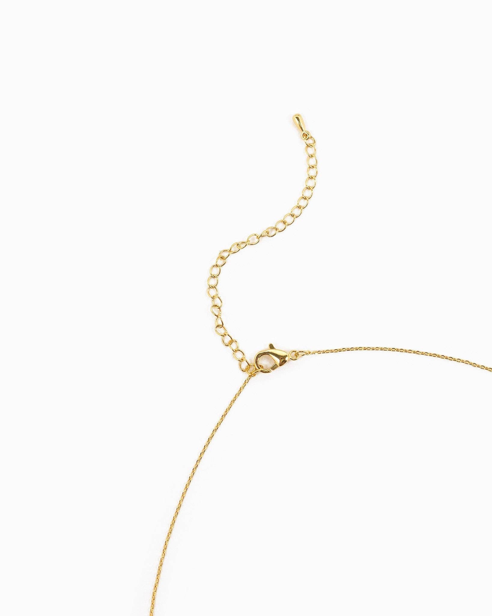 Rondelle Charm Pendant Necklace CZ - Nifty Decor & More