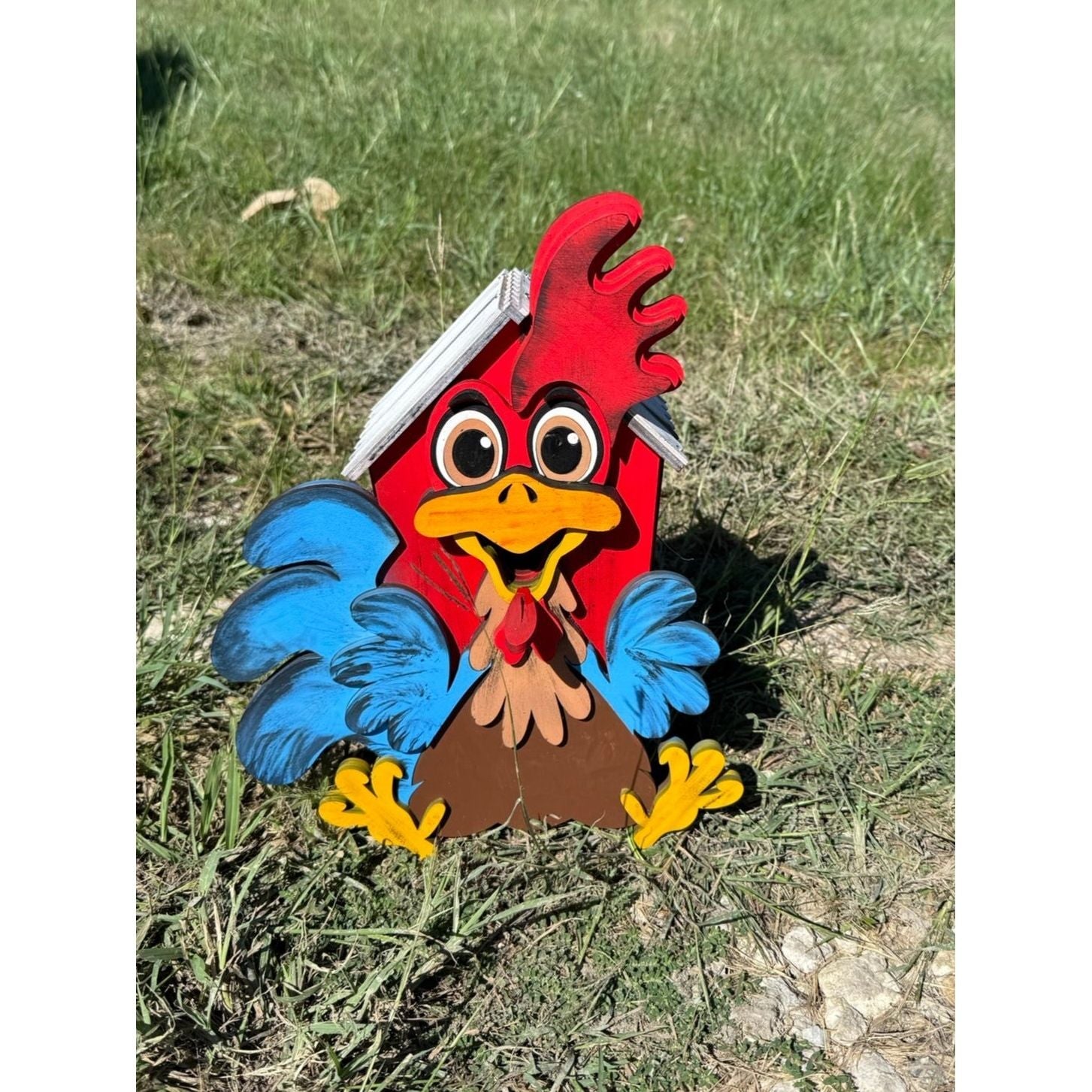 Rooster Birdhouse Farmhouse