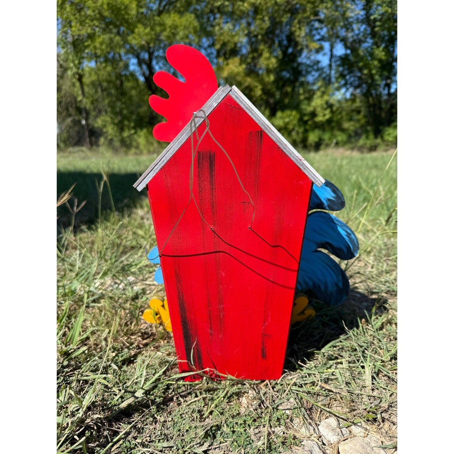 Rooster Birdhouse Farmhouse