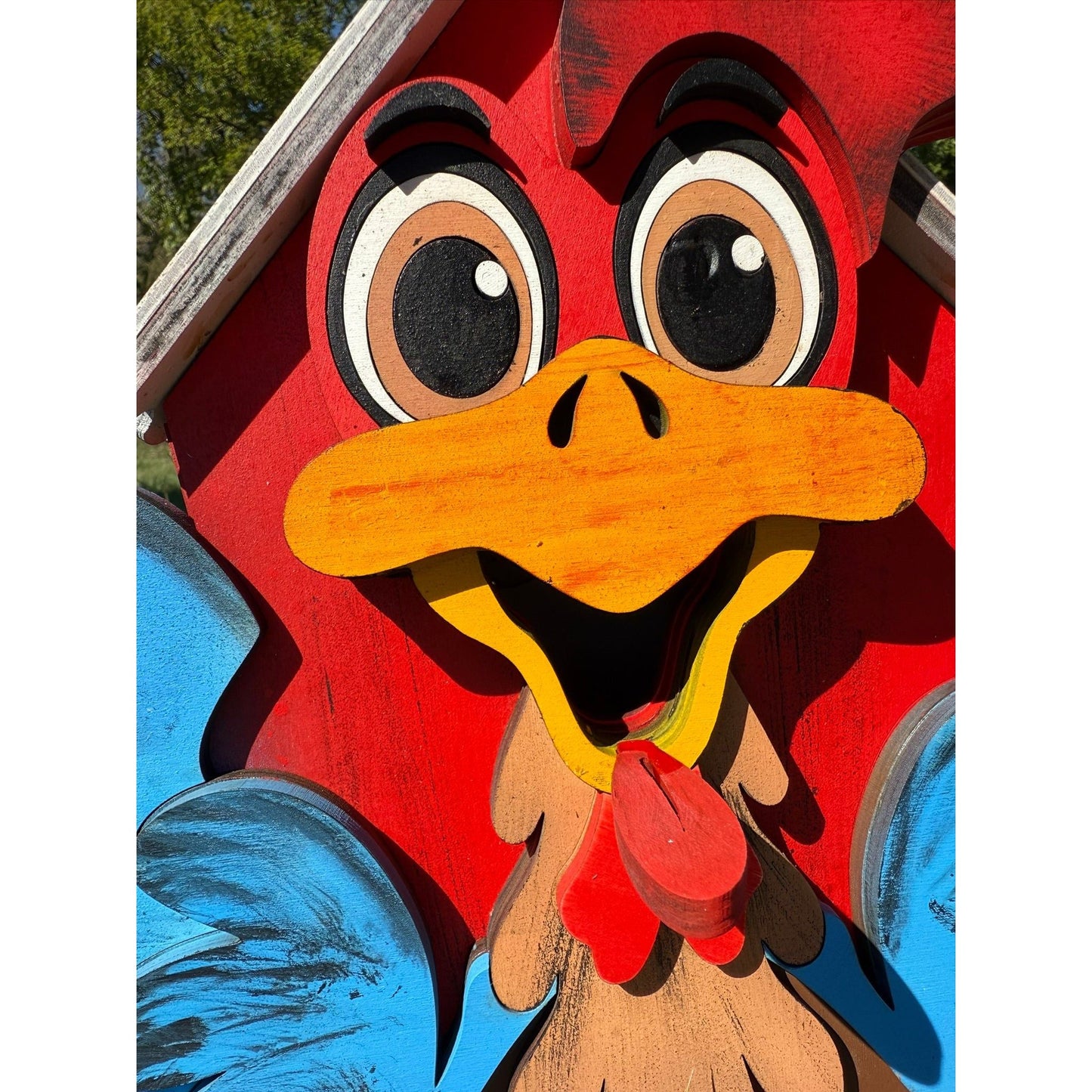 Rooster Birdhouse Farmhouse