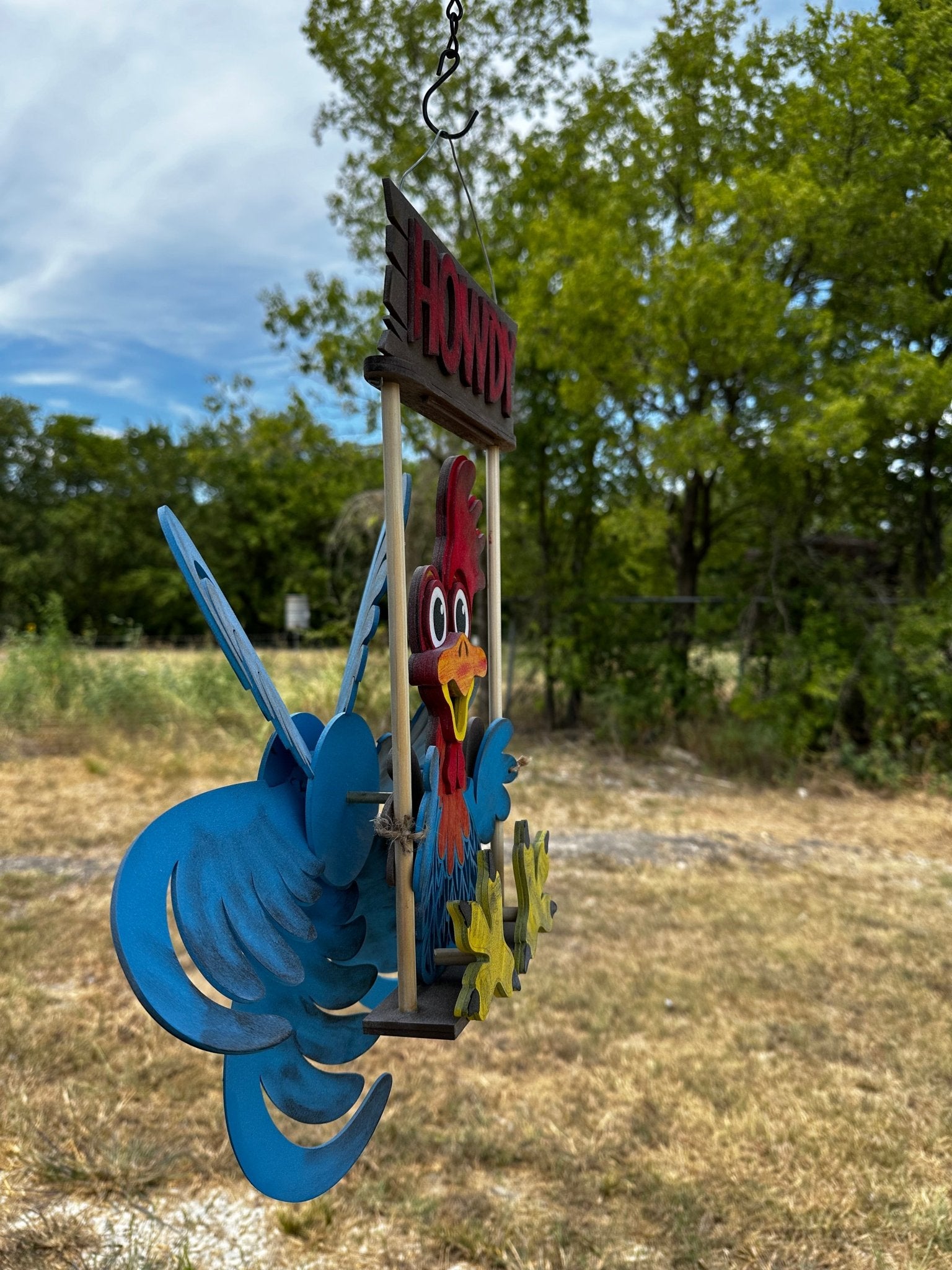 Rooster Windspinner - Nifty Decor & More