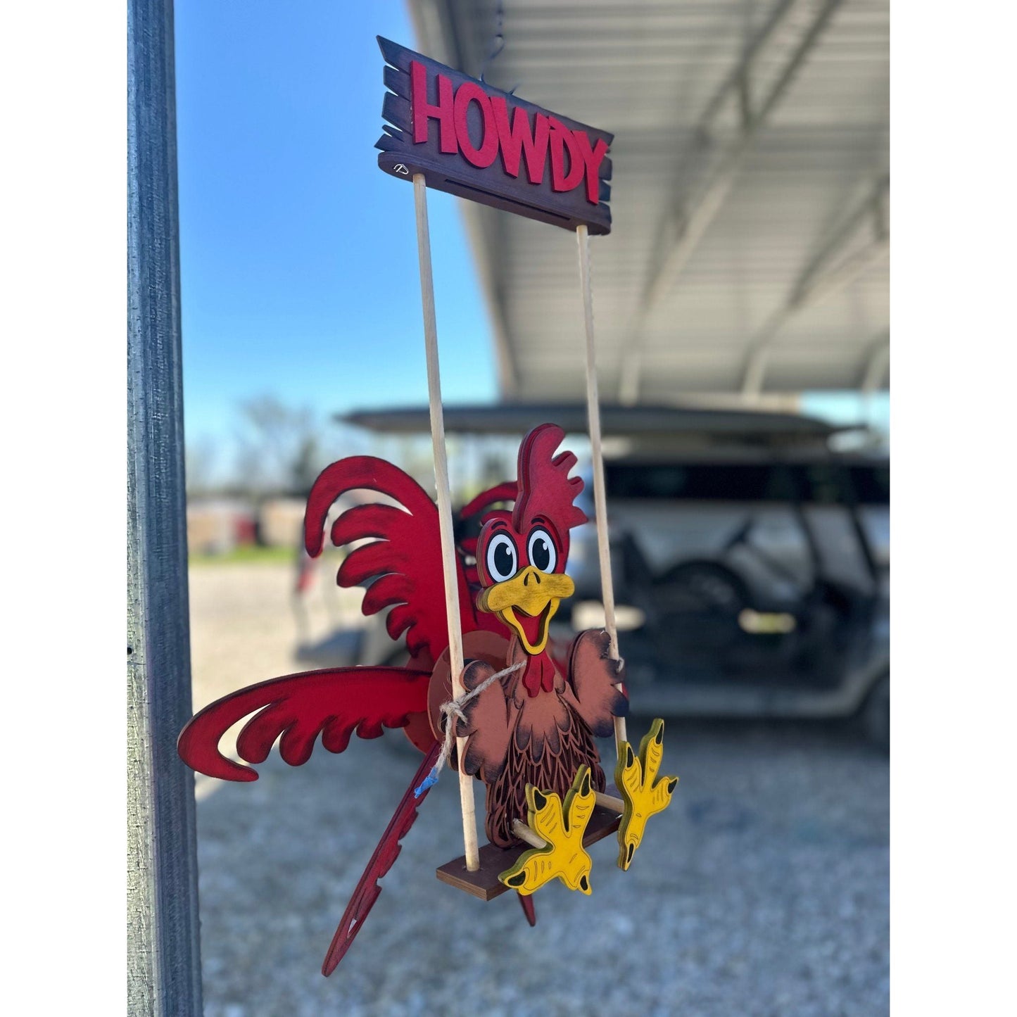 Rooster Windspinner - Nifty Decor & More