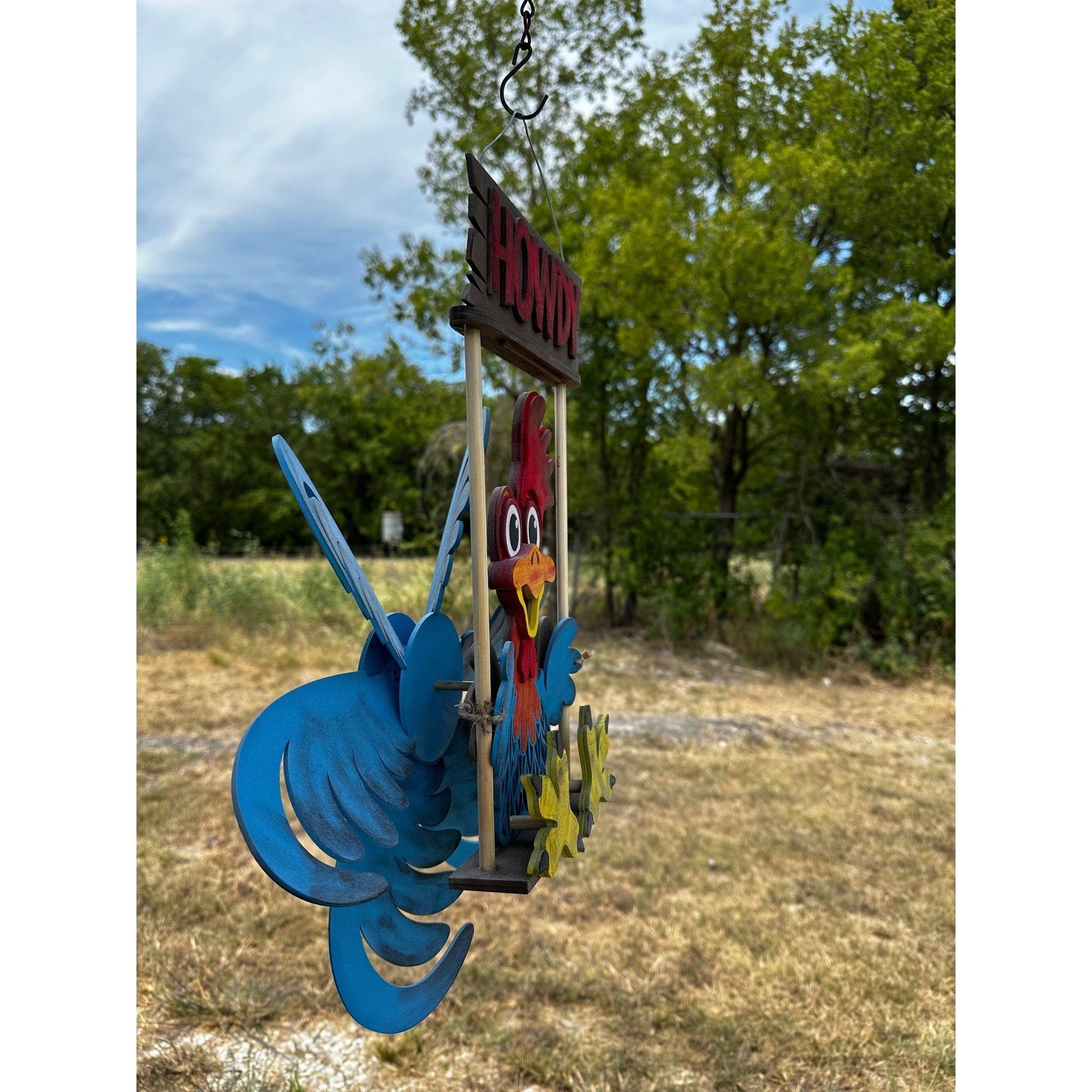 Rooster Windspinner - Nifty Decor & More