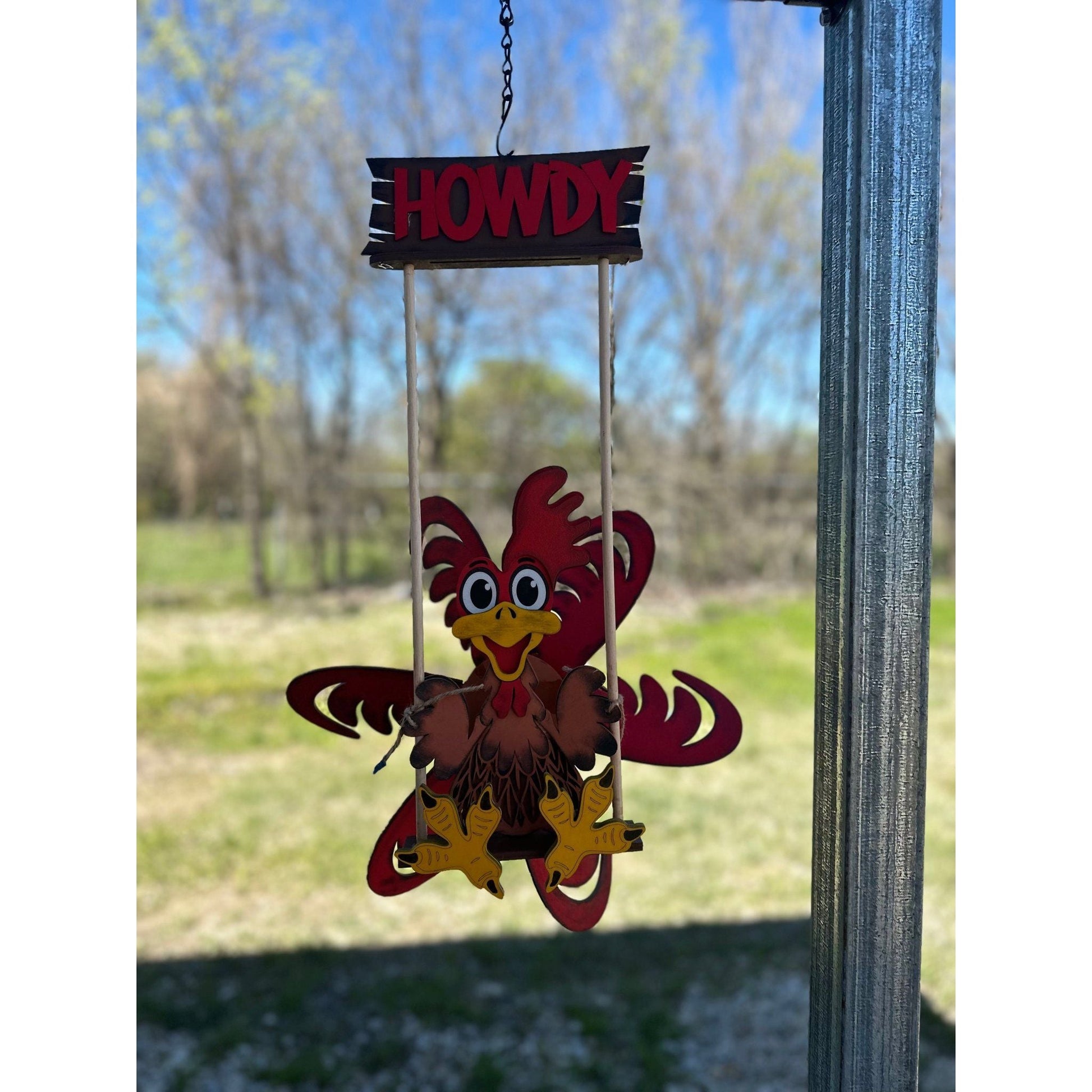 Rooster Windspinner - Nifty Decor & More