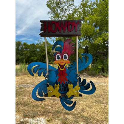 Rooster Windspinner - Nifty Decor & More