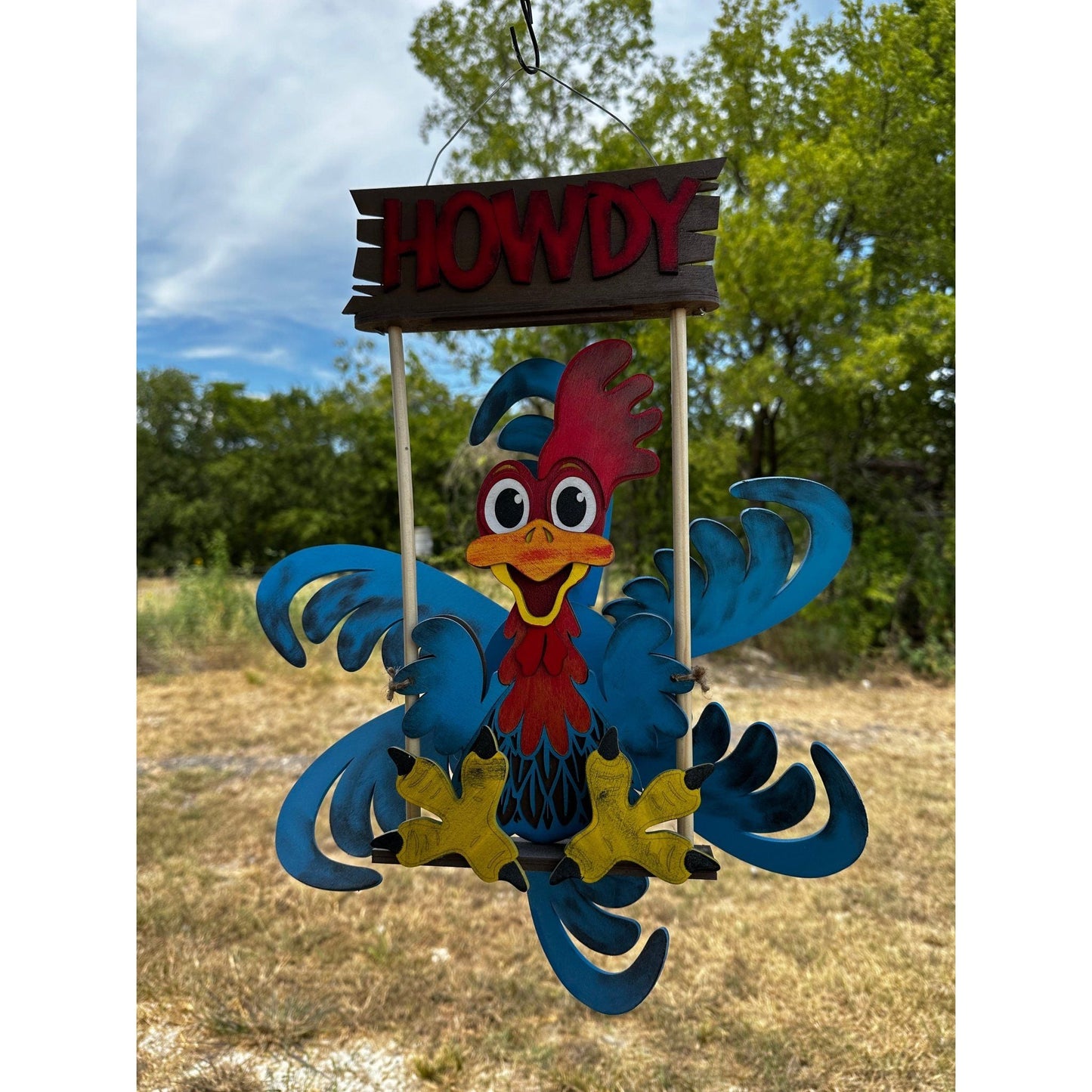 Rooster Windspinner - Nifty Decor & More