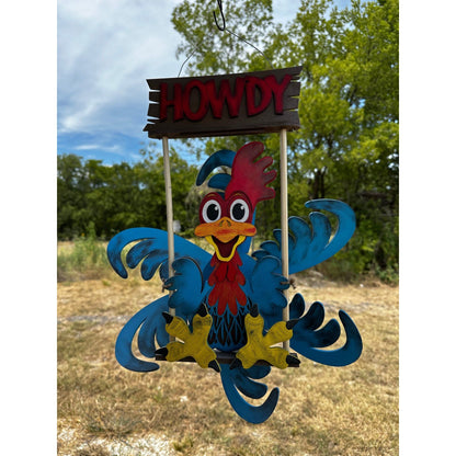 Rooster Windspinner - Nifty Decor & More