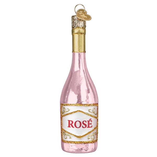 Rose Wine Ornament - Nifty Decor & More