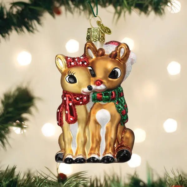 Rudolph® and Clarice™ Ornament - Nifty Decor & More