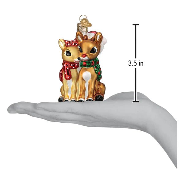Rudolph® And Clarice™ Ornament - Nifty Decor & More