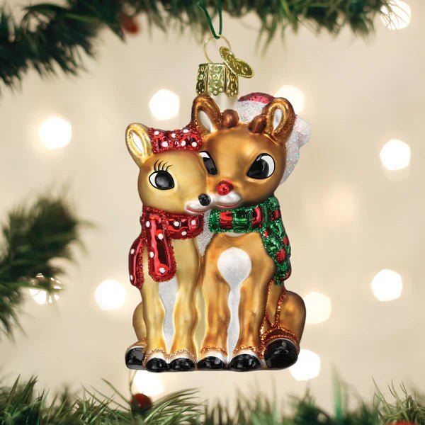 Rudolph® And Clarice™ Ornament - Nifty Decor & More